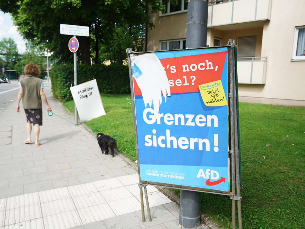 Aktionskunst Lukas Loske Plakate zur Europawahl